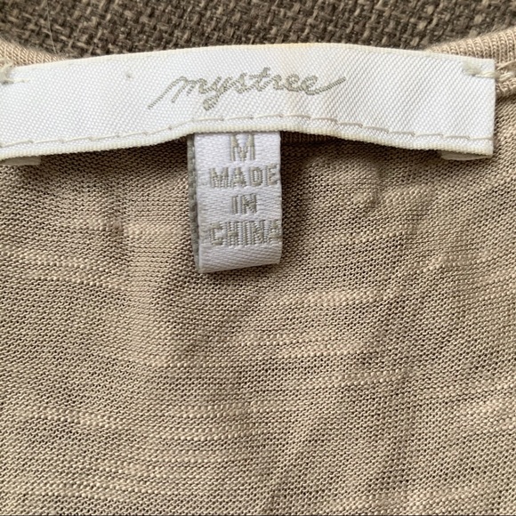 💘 ANTHROPOLOGIE MYSTREE RUFFLE TIER COLLAR TANK. - Picture 4 of 4